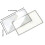 Replacement Top Screen Frame Lens Cover Screen Protector for 3DS XL / New 3DS XL White 2