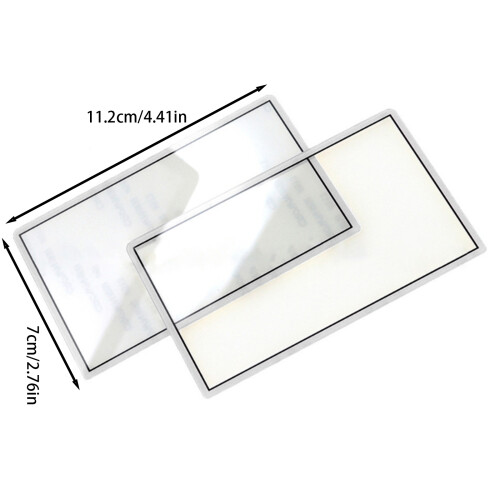 Replacement Top Screen Frame Lens Cover Screen Protector for 3DS XL / New 3DS XL White 1