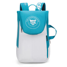 Tennis Backpack Outdoor Sports Tennis Racket Bag Portable Racquet Carrying Blue and white