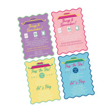 Mahjong Accessory Cards Set for Beginners and Family Gathering Tables B