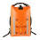 Backpack 30L Mesh Pocket Adjustable Strap Roll Top Dry Bag for Kayaking Orange color 1