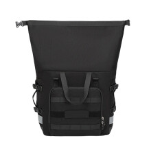 Motorcycle Side Bag Motorcycle Saddlebags Storage Bag with Shoulder Strap Black