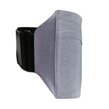 Universal Leg Phone Holder Bag Sports Leg Band Pouch NonSlip Ankle Wallet Gray Color