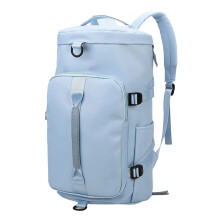 Shoulder Bag Casual Sports Backpack Large Main Compartment for Travel Essential Sky blue