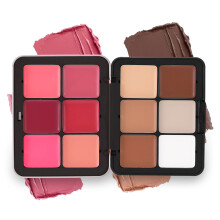 12 Colors Matte Blush Palette Face Palette Highlighter Makeup Palette for Woman