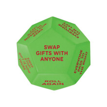 Oversized Christmas Gift Exchange Dices, Toy for Your Holiday Game Night