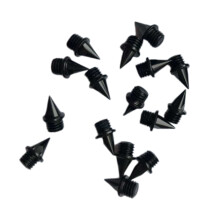 16Pcs Titaniums Alloys Track Spikes Replacement Track and Cross Country Spikes Black