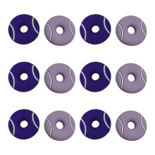 Soft Tennis Racket Dampener Vibration Reducer for String Bed Practice and Rally Grape