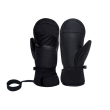 Gloves Windproof Warm Mittens for Skiing Snowboarding Shoveling Cycling Hiking XL Black