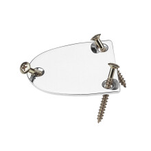 Electric Guitar Neck Plate 3 Holes Guitar Neck Joint Board Easy Installation Chrome