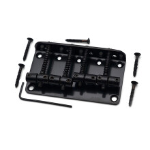 Bass Bridge Assembly Replacement 4 String Bridge Electric Bass Guitar Accessory Black