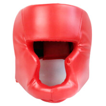 Protective Headgear for Women Men Sparring Training, Martial Art, Boxing Red
