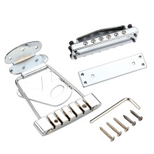 6 String Guitar Trapeze Tailpiece Bridge Short Guitar Tailpiece with Hardware