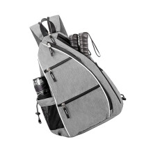 Pickleball Sling Bag Pickleball Bag Pickleball Backpack for Pickleball Equipment Grey