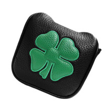 PU Leather Golf Head Cover Golf Iron Club Head Cover Waterproofs Headcover Black