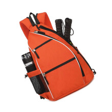 Pickleball Sling Bag Pickleball Backpack with Water Bottle Holder Sling Bag Orange color