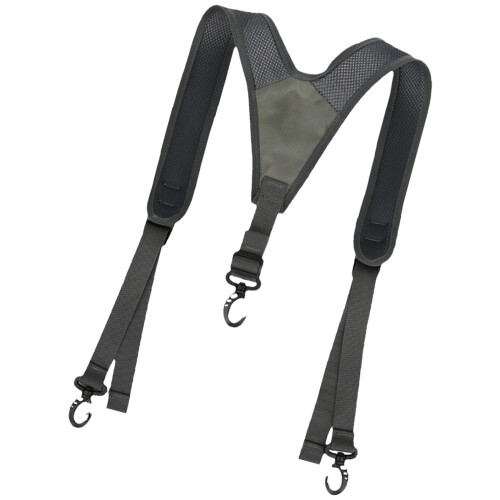 Adjustable Size Strap for Men Use Multifunction Tactic Suspenders Y Back Harness Grey
