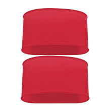 1 Pair Shin Guard Straps Practical Ankle Guard Shin Pad Holder Red Medium size diameter