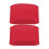 1 Pair Shin Guard Straps Practical Ankle Guard Shin Pad Holder Red Medium size diameter 1