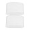 1 Pair Shin Guard Straps Practical Ankle Guard Shin Pad Holder White Medium size diameter 1