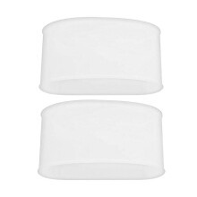 1 Pair Soccer Shin Guard Straps Shin Pad Holder for Football White Large size diameter