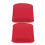 1 Pair Shin Guard Straps Silicones Shin Pad Holder Practical Red Small size diameter 1