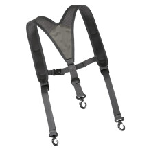 Adjustable Size Strap for Men Use Multifunction Tactic Suspenders Y Gray with buttons