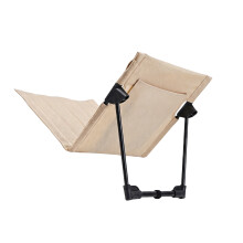 Low Outdoor Chair with Fabric Seat for Camp Use and Beach Picnics Back Chair Beige1