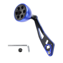 Metal Fishing Reels Handle Baitcasting Reels Power Handle Fishing Reels Rocker Blue 30mm
