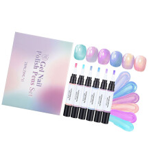 All In1 Gel Nail Pen 6 Colors Portable Manicure Set For Everyday Use