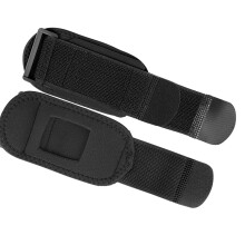 Adjustable Cycling Wrist Wrap Sleeve with Watch Opening and Steady Fit Black os