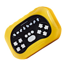 Kids Button Reaction Toy Handheld Music Rhythm Game Console for Party Activity Yellow