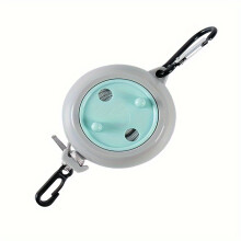 (Blue) Tendedero portátil/tendedero ajustable de 26 pies para acampar/cuerda seca para lavandería/para viajes al aire libre pes