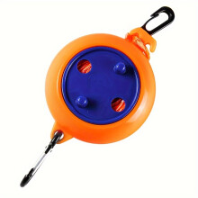 (Orange) Tendedero portátil/tendedero ajustable de 26 pies para acampar/cuerda seca para lavandería/para viajes al aire libre pes