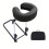 180 Degrees Rotatable Metal Headrest Support With Detachable Pillow Storage Case Black 1
