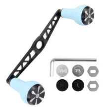 Fishing Reel Handle Power Handle Baitcasting Grip Attachments Replacement Part Blue