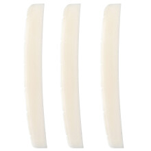 6 String Guitar Nut Saddles Cattle Bone Pre-Slotted Top Nut Curved Bottom 3