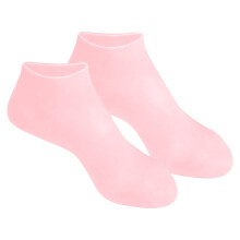 Moisturizing Foot Socks Soft Foot Care Silicone Socks Beach Protective Socks Pink
