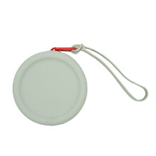 Multifunctional Storage Bag Earphone Pouch Coin Purse Silicone Small Zipper Case Beige