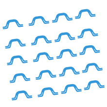 20 Pcs Pre-Cut Shoulder Neck Support Tape Cotton Bandage For Gym Running Light blue