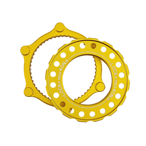6-Bolt Disc Mount Change Hardware for Center Lock Service Work Gold