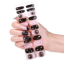 French Styles Gels Nails Strips Cured Nails Polish Wraps Nails Art Decoration BSA0109
