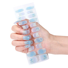 Gels Nails Stickers Cured Gels Nails Strips Nails Polish Strips Gels Nails Wraps BSA0117