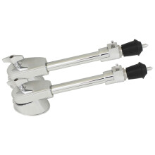 Heavy Duty Metal Drum Pedal Legs Pair Adjustable Two Layer Plating For Stage Use