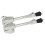 Heavy Duty Metal Drum Pedal Legs Pair Adjustable Two Layer Plating For Stage Use 1