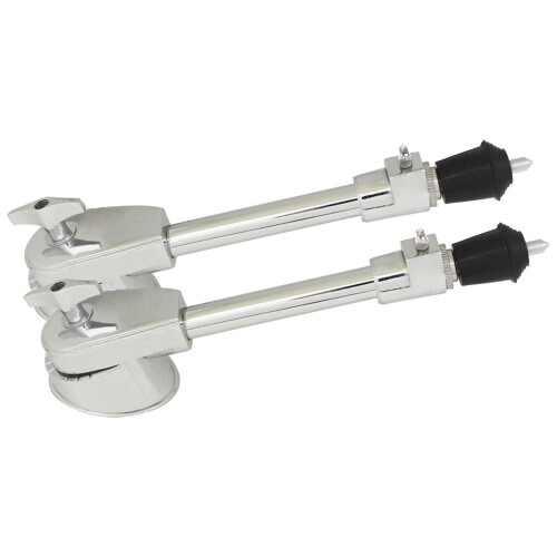 Heavy Duty Metal Drum Pedal Legs Pair Adjustable Two Layer Plating For Stage Use