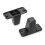 Suitcase Replacement Feet Black PVC Bottom Support with 60 Mm Size 1