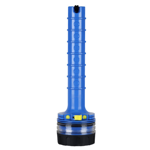 Watertight LED Flashlight Diving Light Safety Light Underwaters Flashlight Blue
