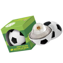 Soccer Ball Flower Lip Balm with Smooth Balm Feel for Desk Drawer Carry Color1