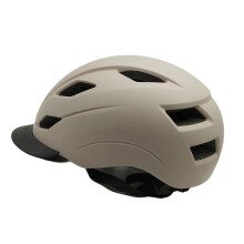 Daily Use Bike Helmet with Easy Rear Adjuster and PC Shell for Adults Brown
